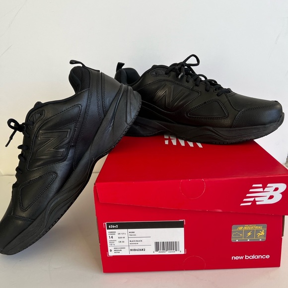 New Balance 626v2 Men’s Work sneakers size 14 M Black - Picture 2 of 15